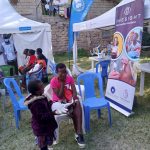 A Vision screening event where a RUPHA facility donated over 300 readers, sunglass and R2C eyewear